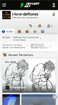 Mobile Screenshot of i-love-deftones.deviantart.com