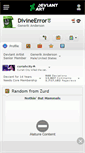 Mobile Screenshot of divineerror.deviantart.com