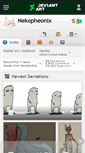 Mobile Screenshot of nekopheonix.deviantart.com