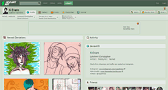 Desktop Screenshot of k-evans.deviantart.com