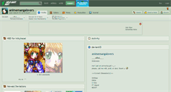 Desktop Screenshot of animemangalovers.deviantart.com
