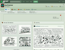 Tablet Screenshot of kenfletcher.deviantart.com