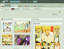 Tablet Screenshot of krishinya.deviantart.com