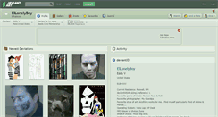 Desktop Screenshot of ellonelyboy.deviantart.com