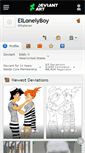 Mobile Screenshot of ellonelyboy.deviantart.com