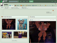 Tablet Screenshot of peebo.deviantart.com
