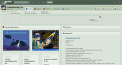 Desktop Screenshot of crazedmonkey14.deviantart.com
