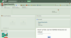 Desktop Screenshot of pepperpistachioplz.deviantart.com