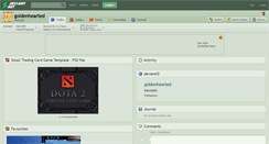 Desktop Screenshot of goldenhearted.deviantart.com