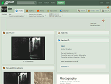 Tablet Screenshot of dax.deviantart.com