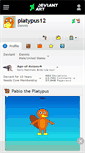 Mobile Screenshot of platypus12.deviantart.com