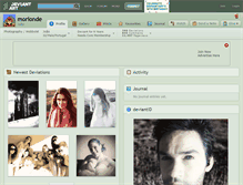 Tablet Screenshot of morionde.deviantart.com