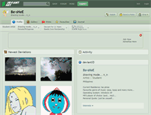 Tablet Screenshot of be-shee.deviantart.com