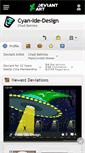 Mobile Screenshot of cyan-ide-design.deviantart.com