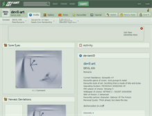 Tablet Screenshot of devil-art.deviantart.com