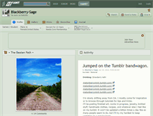 Tablet Screenshot of blackberry-sage.deviantart.com