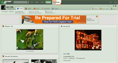 Desktop Screenshot of acc-risk.deviantart.com