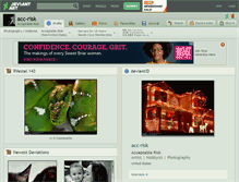 Tablet Screenshot of acc-risk.deviantart.com