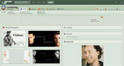 Desktop Screenshot of luludarling.deviantart.com