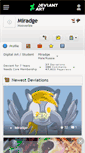 Mobile Screenshot of miradge.deviantart.com