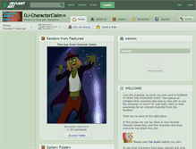 Tablet Screenshot of oj-characterclaim.deviantart.com