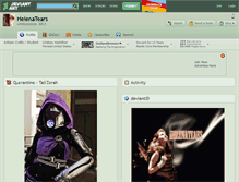 Tablet Screenshot of helenatears.deviantart.com