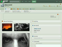 Tablet Screenshot of deep-sound.deviantart.com
