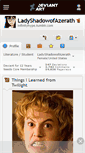 Mobile Screenshot of ladyshadowofazerath.deviantart.com