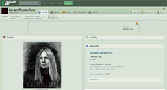 Desktop Screenshot of devianttherionfans.deviantart.com