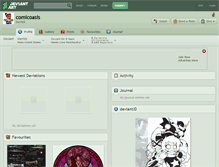 Tablet Screenshot of comicoasis.deviantart.com