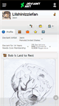Mobile Screenshot of lilshinizzlefan.deviantart.com