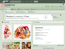 Tablet Screenshot of 0n3m0r3t1m3.deviantart.com