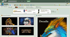 Desktop Screenshot of decadia.deviantart.com