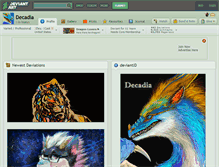 Tablet Screenshot of decadia.deviantart.com