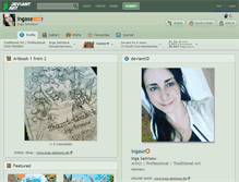 Tablet Screenshot of ingase.deviantart.com