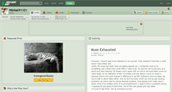 Desktop Screenshot of niknak91101.deviantart.com