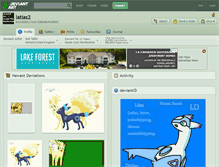 Tablet Screenshot of latias2.deviantart.com