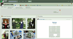 Desktop Screenshot of clawmoon-angel.deviantart.com