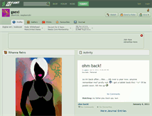 Tablet Screenshot of gaexi.deviantart.com