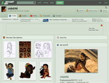 Tablet Screenshot of chibi098.deviantart.com