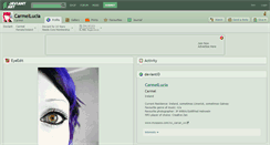 Desktop Screenshot of carmellucia.deviantart.com