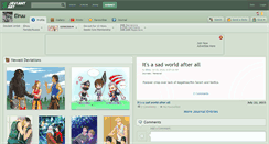 Desktop Screenshot of elruu.deviantart.com
