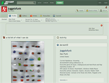 Tablet Screenshot of juggalofunk.deviantart.com
