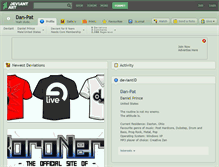 Tablet Screenshot of dan-pat.deviantart.com