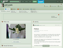 Tablet Screenshot of ankh-anubis.deviantart.com
