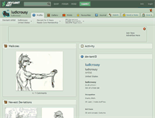 Tablet Screenshot of ludicrousy.deviantart.com