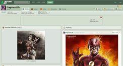 Desktop Screenshot of dragonesslife.deviantart.com