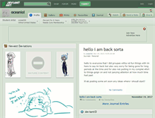 Tablet Screenshot of oceanlol.deviantart.com