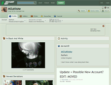 Tablet Screenshot of mizukiisme.deviantart.com