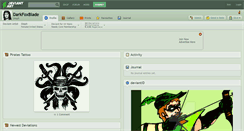 Desktop Screenshot of darkfoxblade.deviantart.com